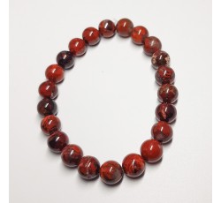 Bracelet Jaspe rouge Poppy