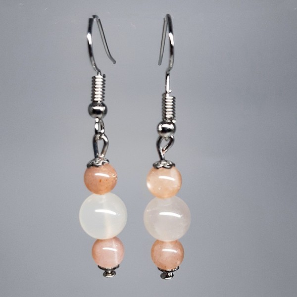 Boucles d'oreilles Pierre de Lune.