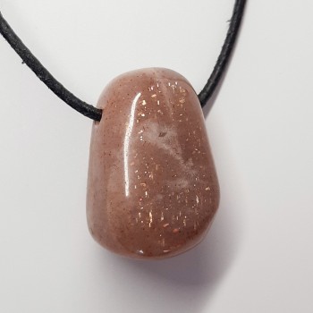 Pendentif en pierre naturelle Pierre de Lune, qualité AA.