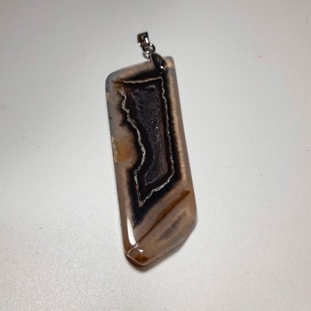 Pendentif Agate polyédrique