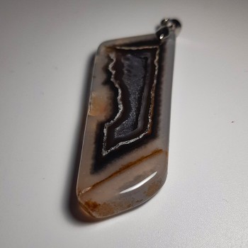Pendentif Agate polyédrique