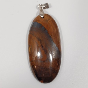 Pendentif en pierre naturelle Œil de Tigre.