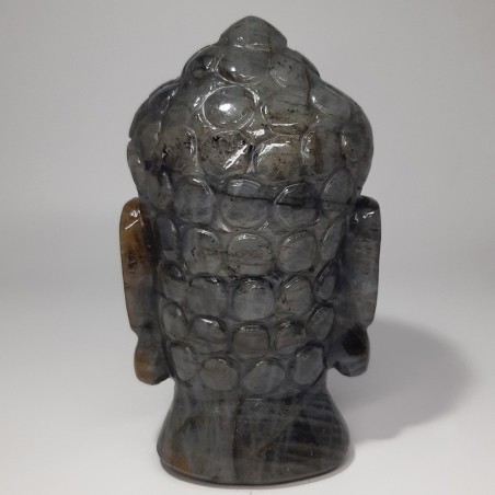 Tête de Bouddha en Labradorite (2)