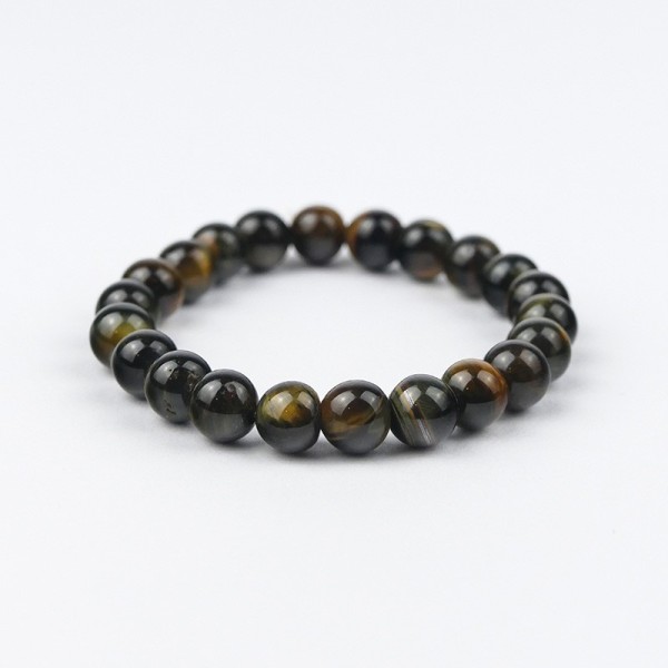 Bracelet en pierres naturelles Œil de Faucon.