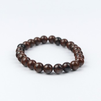 Bracelet en pierres naturelles obsidienne Mahogany.