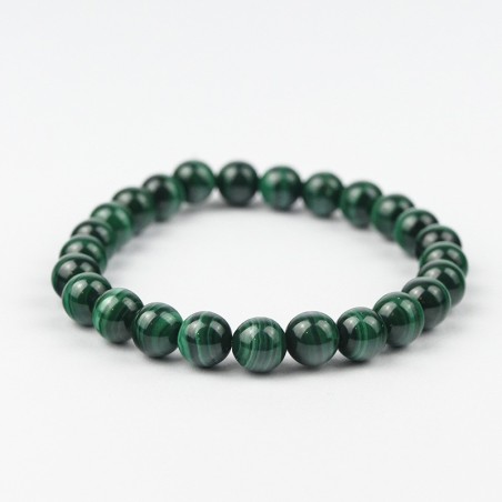 Bracelet en pierres naturelles Malachite