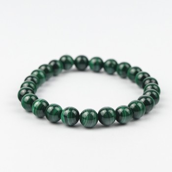 Bracelet en pierres naturelles Malachite