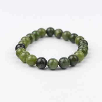 Bracelet en pierres naturelles Jade néphrite .
