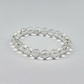 Bracelet en pierres naturelles Cristal de Roche.