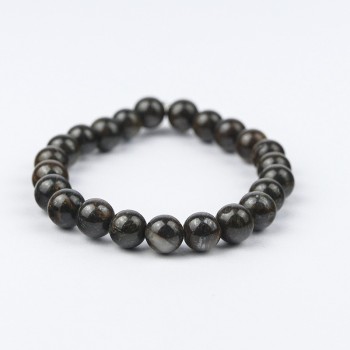Bracelet en pierres naturelles , Bronzite.