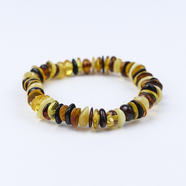 Bracelet baroque Ambre poli