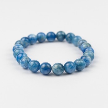 Bracelet en pierres naturelles Apatite bleue