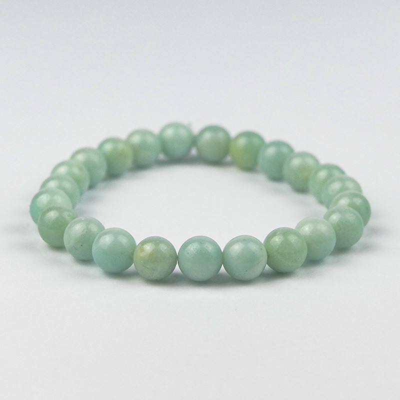 Bracelet en pierres naturelles Amazonite. Bracelet en pierres naturelles Amazonite.