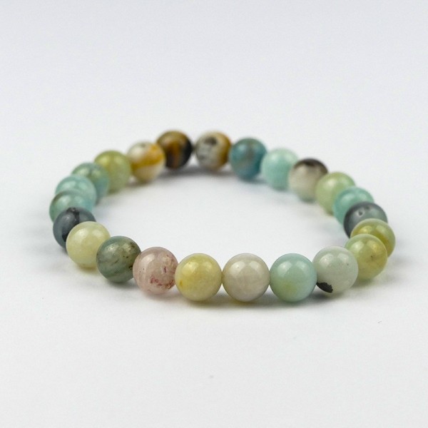 Bracelet en pierres naturelles Amazonite.