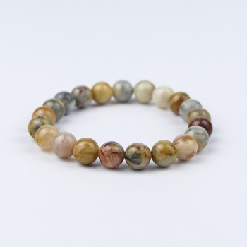 Bracelet en pierres naturelles Agate Crazy Lace