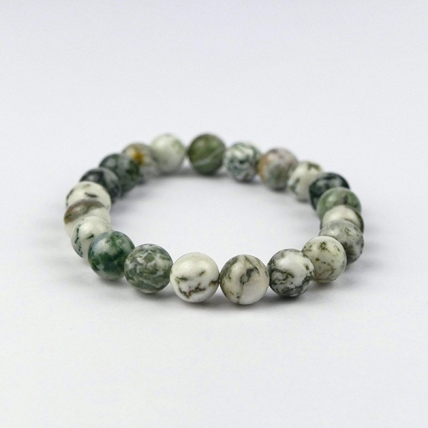 Bracelet en pierres naturelles Agate arbre.