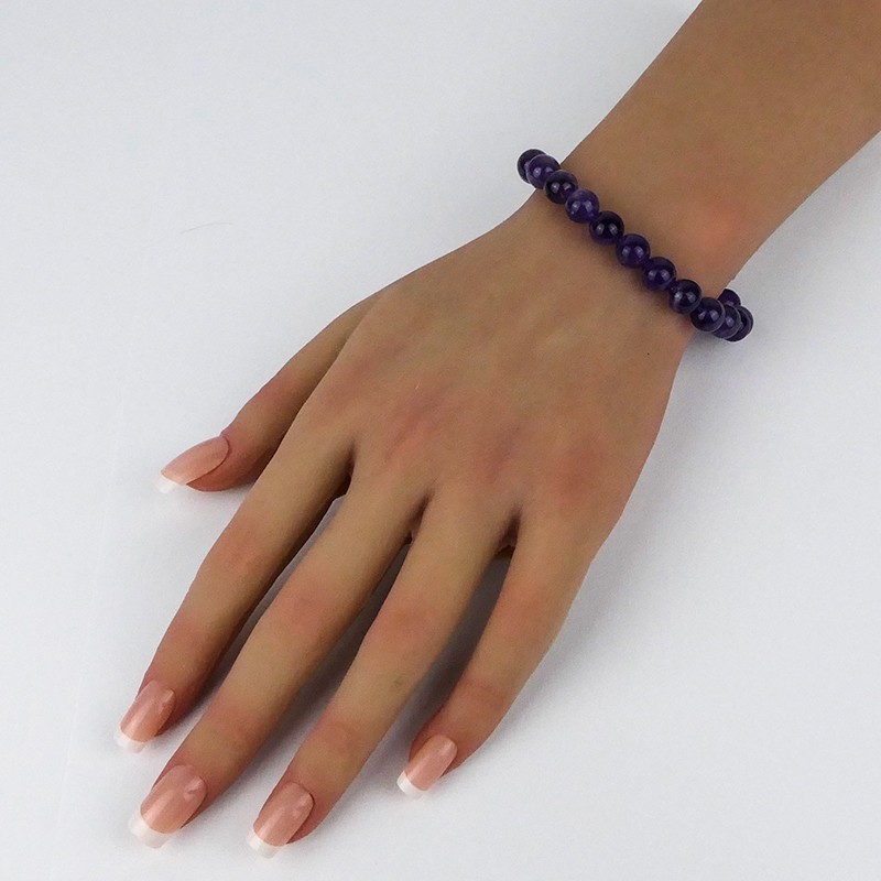 Bracelet en pierres naturelles Améthyste
