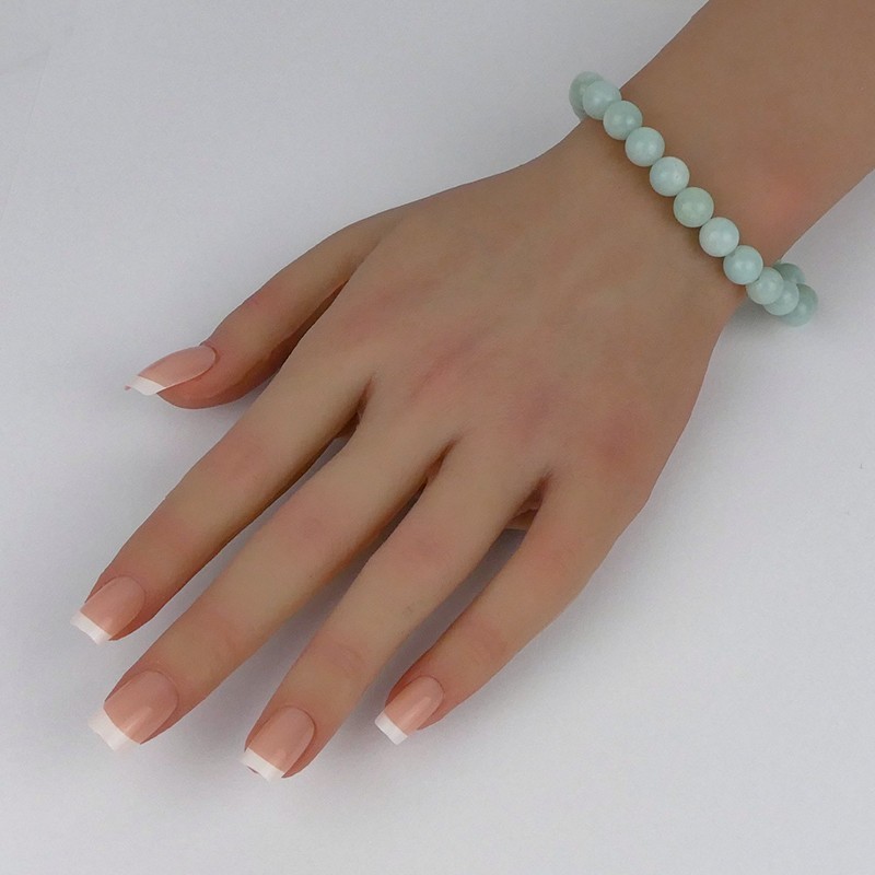 Bracelet en pierres naturelles Amazonite.