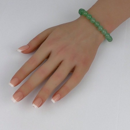 Bracelet en pierres naturelles Aventurine verte