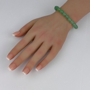 Bracelet en pierres naturelles Aventurine verte