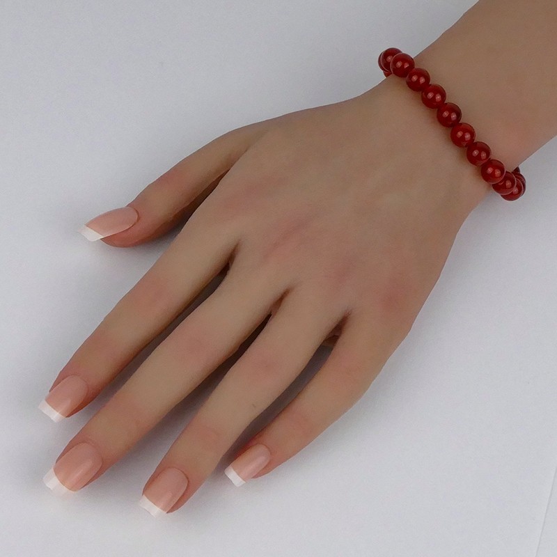 Bracelet en pierres naturelles Cornaline.