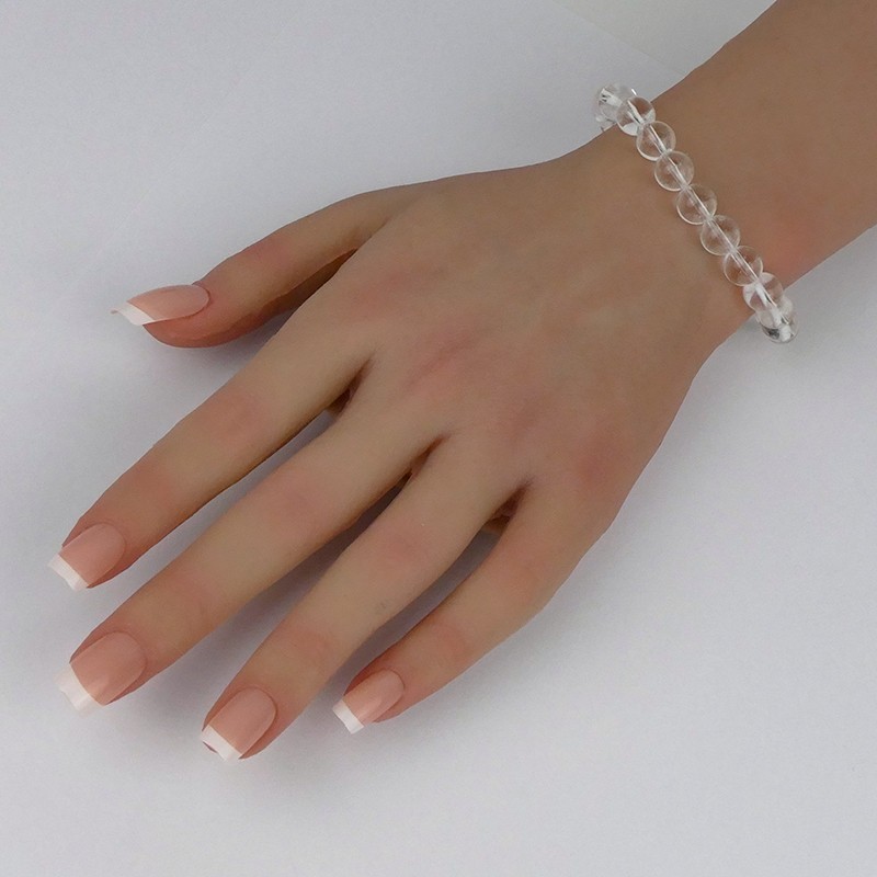 Bracelet en pierres naturelles Cristal de Roche.