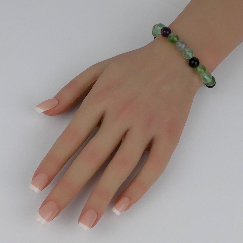 Bracelet en pierres naturelles Fluorite.