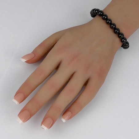 Bracelet en pierres naturelles Grenat almandin .