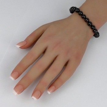 Bracelet en pierres naturelles Grenat almandin .