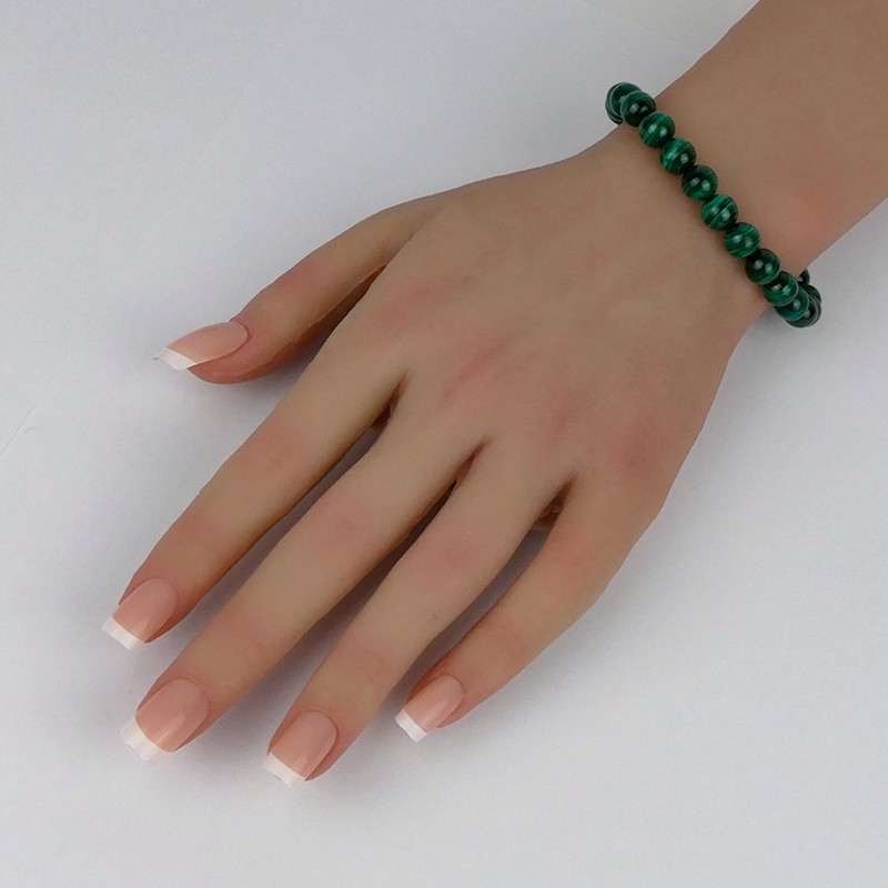 Bracelet en pierres naturelles Malachite