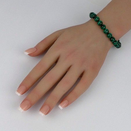 Bracelet en pierres naturelles Malachite