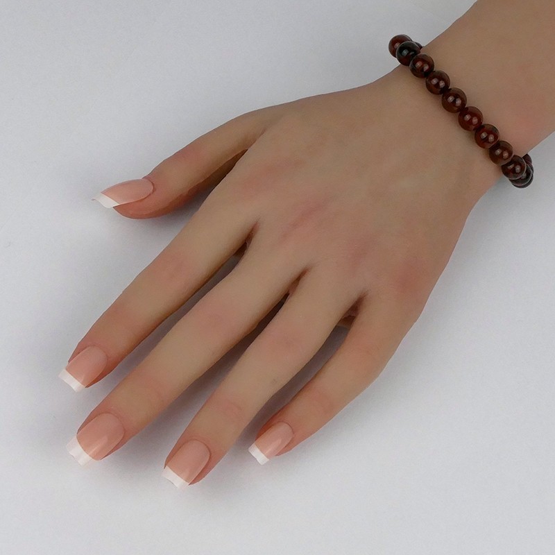 Bracelet en pierres naturelles obsidienne Mahogany.