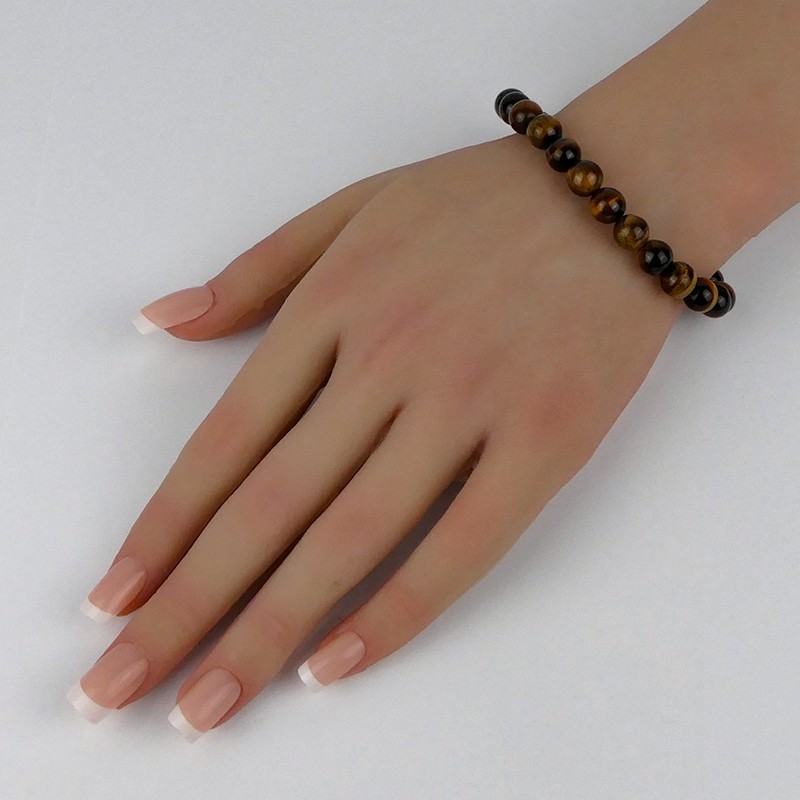 Bracelet en pierres naturelles Œil de tigre