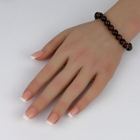 Bracelet en pierres naturelles Œil de taureau.