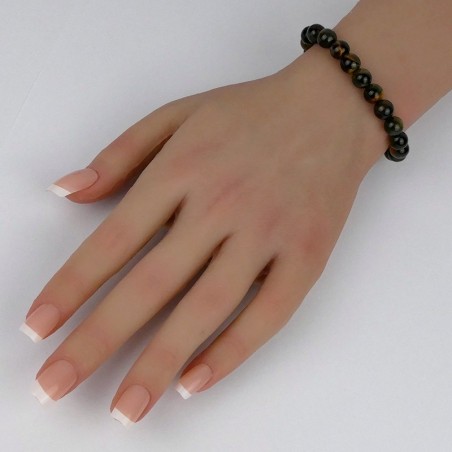 Bracelet en pierres naturelles Œil de Faucon.