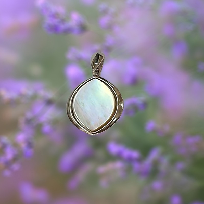 Pendentif Nacre et Argent 925