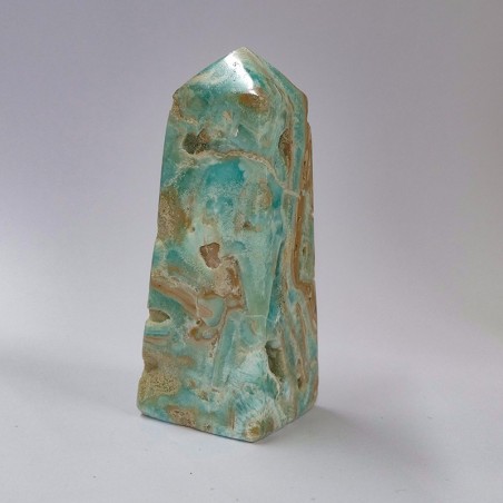 Obélisque Aragonite bleue
