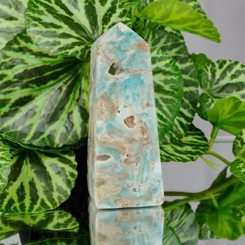 Obélisque Aragonite bleue