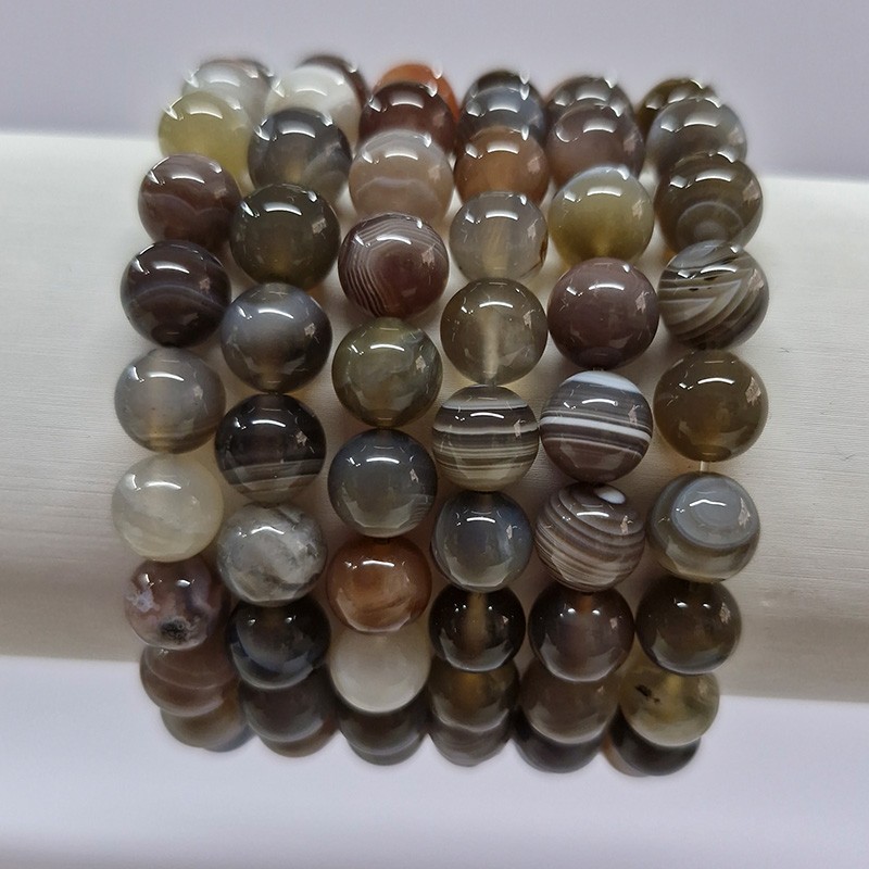 Bracelet Agate du Botswana