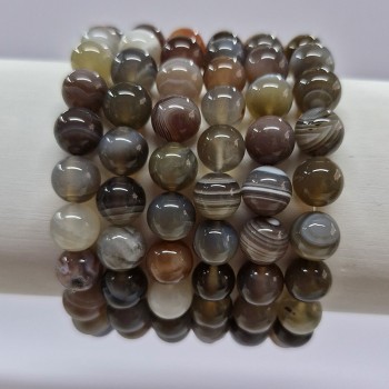 Bracelet Agate du Botswana