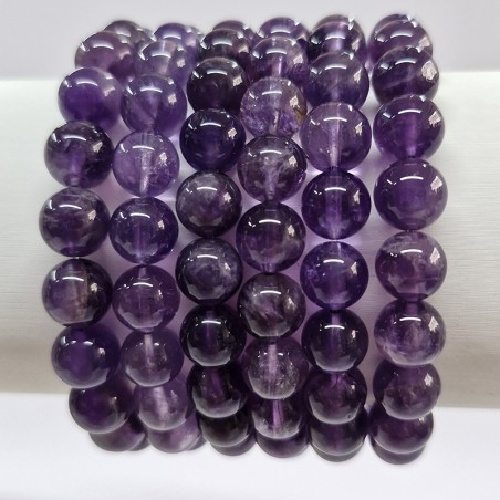 Bracelet en pierres naturelles Améthyste