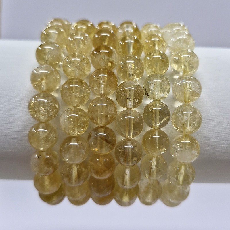 Bracelet  en pierres naturelles Citrine.
