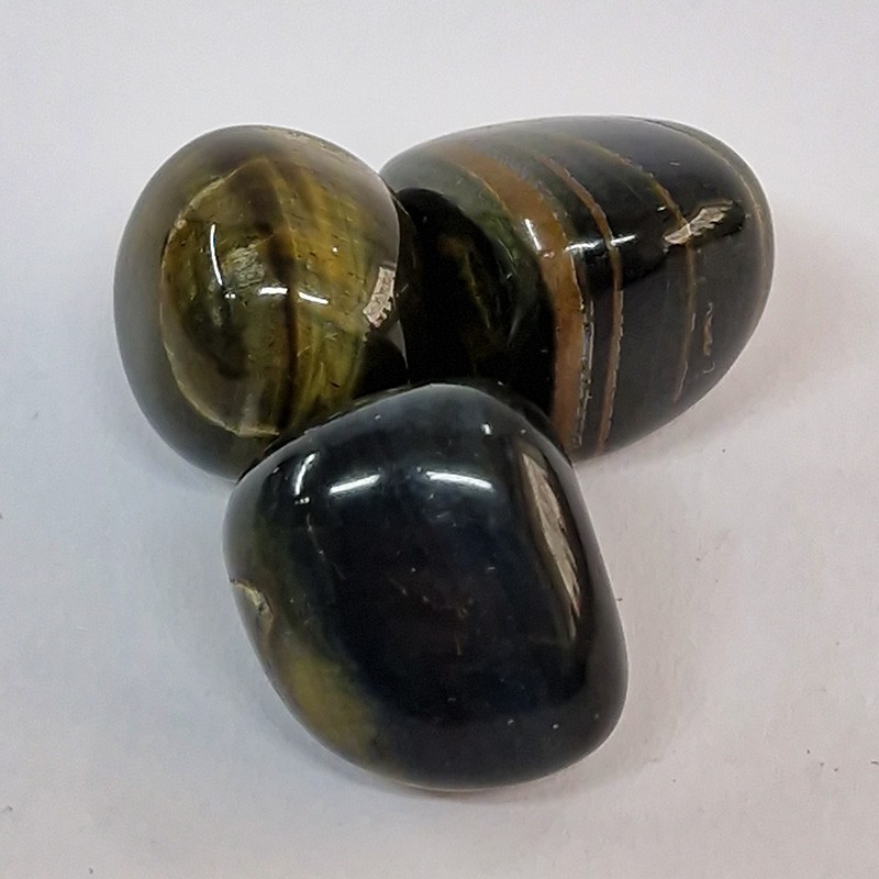 Œil de Faucon, pierre roulée.