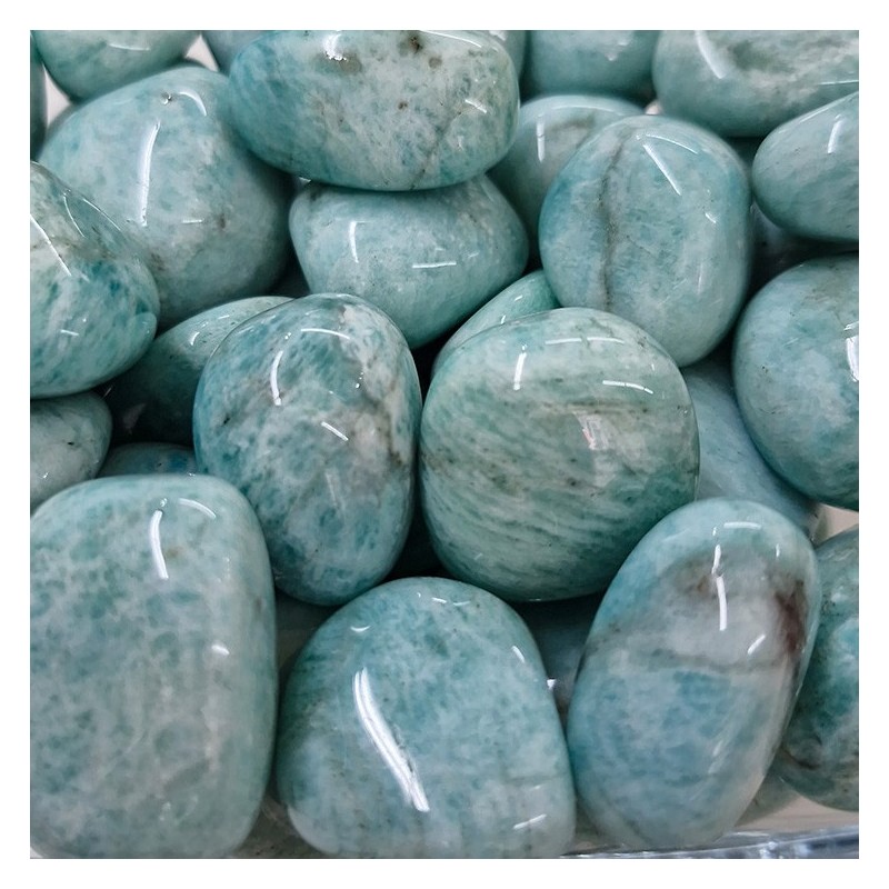 Amazonite, pierre roulée