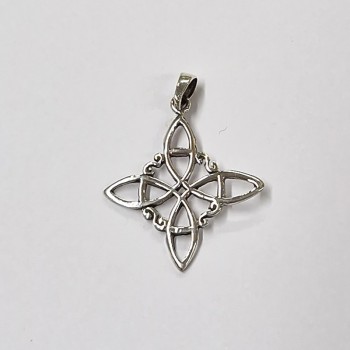 copy of copy of Pendentif Argent 925, Fleur de Vie et Turquoise