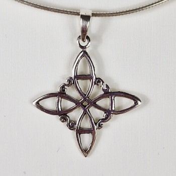 copy of copy of Pendentif Argent 925, Fleur de Vie et Turquoise