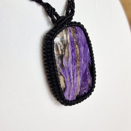 copy of copy of copy of copy of copy of Collier Aigue Marine en macramé