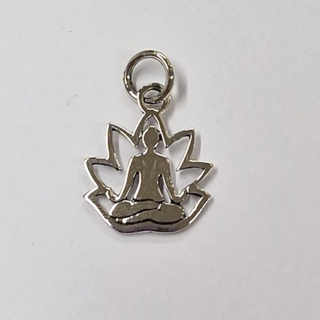 copy of copy of Pendentif Argent 925, Fleur de Vie et Turquoise