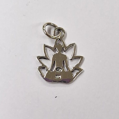 copy of copy of Pendentif Argent 925, Fleur de Vie et Turquoise