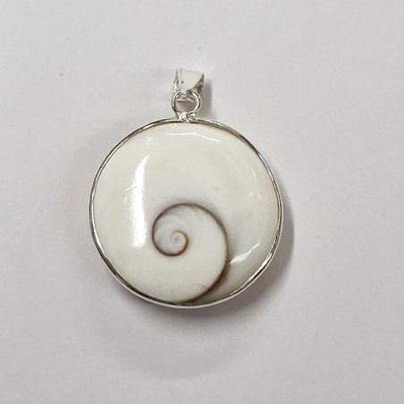 Pendentif Œil de Sainte Lucie, argent 925.